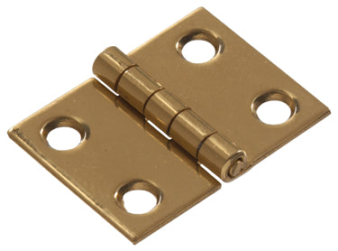 2  SOLID BRASS BROAD HINGE