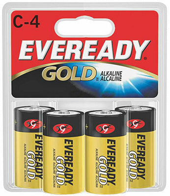 EVEREADY GOLD C 4 PACK