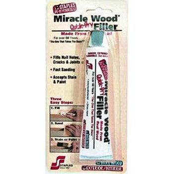HF Staples 942-72 Miracle Wood Quick-Dry Filler ~ 1.75 Ounce Tube