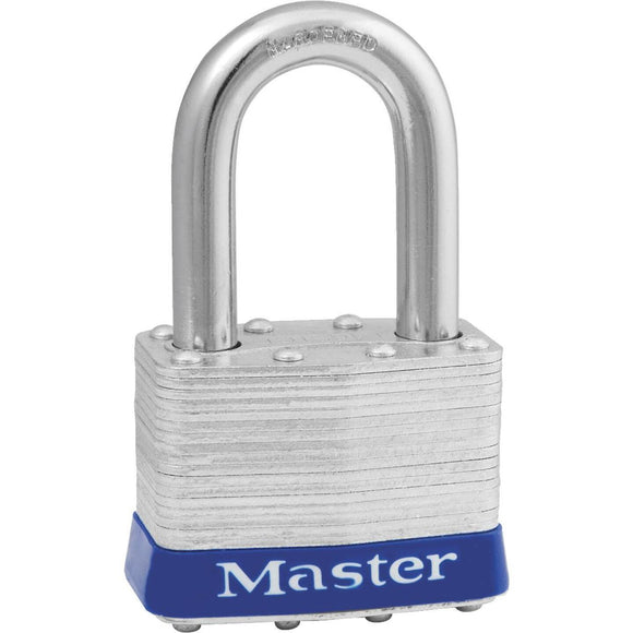 Master Lock 2 In. W. Universal Pin Keyed Padlock with 1-1/2 In. Shackle
