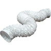 Lambro 4 In. Dia x 8 Ft. L White Vinyl Flexible Ducting