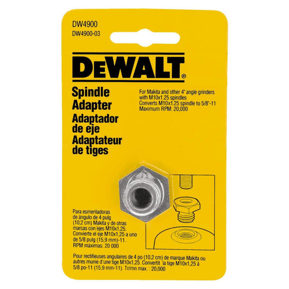 DeWalt Grinder Arbor Spindle Adapter AR MO Powell Feed and Milling