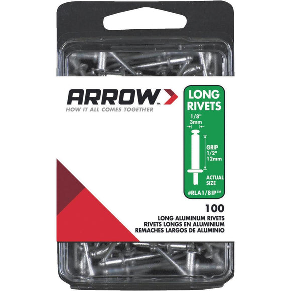 Arrow 1/8 In. x 1/2 In. Aluminum IP Rivet (100 Count)