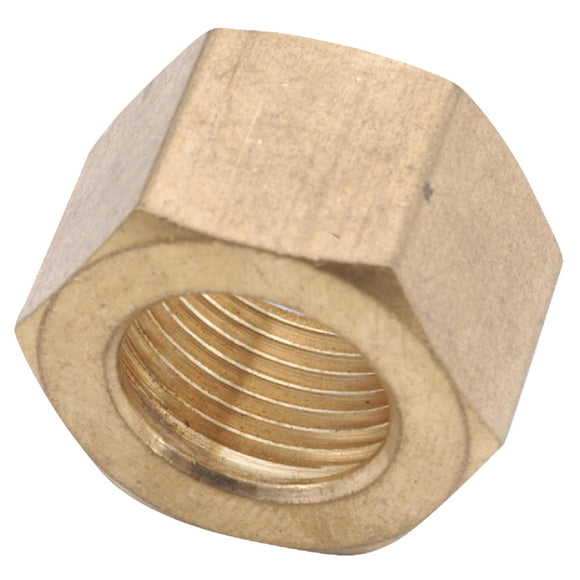Anderson Metals 1/2 In. Brass Compression Nut (2-Pack)