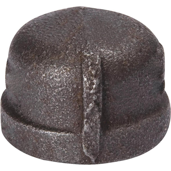 B&K 1/4 In. Malleable Black Iron Cap