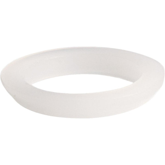 Danco 1-1/2 In. x 1-1/4 In. Clear/White Polyethylene Slip Joint Washer