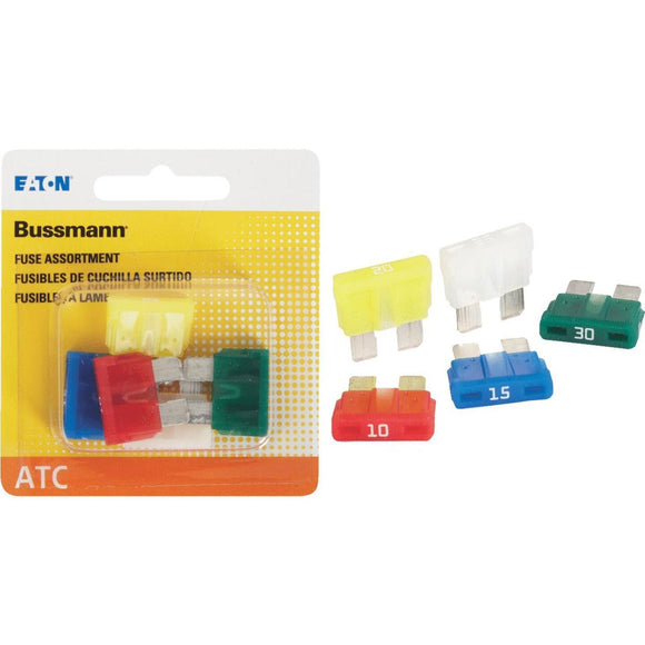 Bussmann ATC Blade Fuse Assortment (5-Pack)