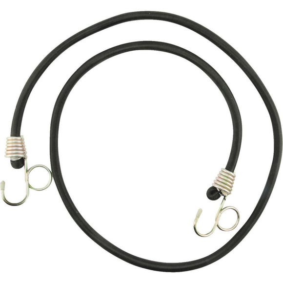 Erickson 1/2 In. x 24 In. Industrial Power Pull Bungee Cord, Black