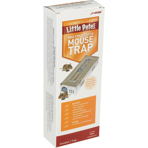JT Eaton Little Pete Mechanical Mouse Trap with Clear Inspection Window (1-Pack)