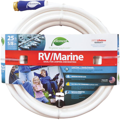 Element 5/8 In. Dia. x 25 Ft. L. Drinking Water Safe RV/Marine Hose