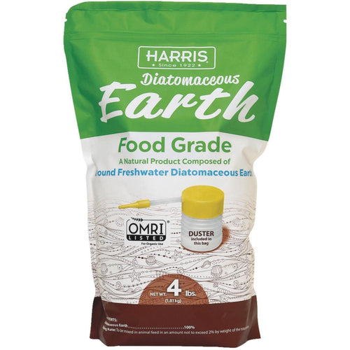 Harris 4 Lb. Ready To Use Powder Food Grade Diatomaceous Earth