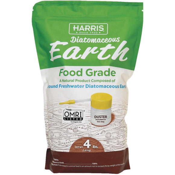 Harris 4 Lb. Ready To Use Powder Food Grade Diatomaceous Earth