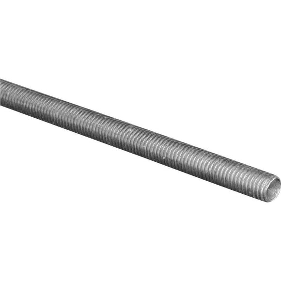 HILLMAN Steelworks #10 2 Ft. Steel Threaded Rod
