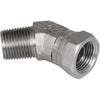 Apache 1/2 In. Male Pipe x 1/2 In. Female Pipe Swivel 45 Deg. Hydraulic Hose Adapter