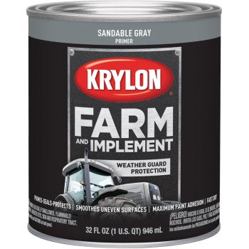 Krylon K02039000 Sandable Gray Primer ~ Qt