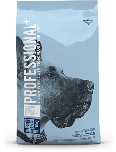 Professional Plus CHICKEN & LENTILS FORMULA FOR LARGE BREED ADULT DOGS