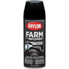 Krylon K01931000 Farm & Implement Spray Paint, Gloss Black ~ 12 oz Aerosol