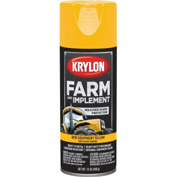 Krylon K01944000 Farm & Implement Spray Paint, New Equipment Yellow