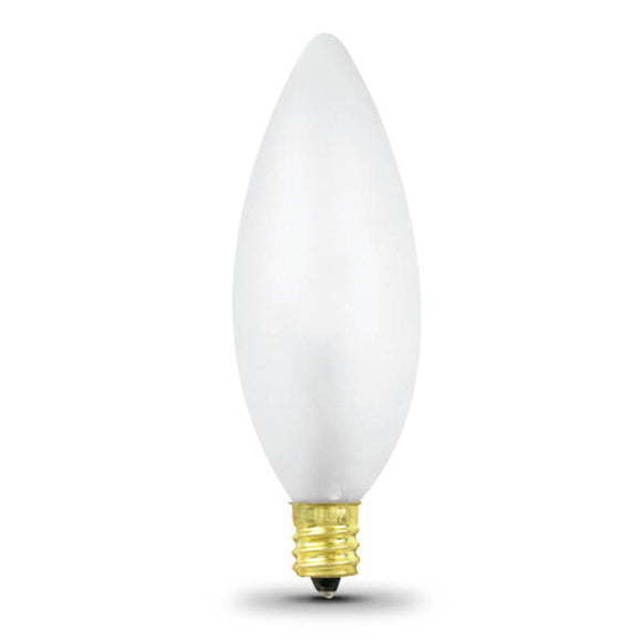 Feit Electric 40-Watt Frost Torpedo Tip Incandescent Light Bulb