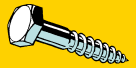 Midwest Fastener Hex Lag Screws 	1/4 x 4