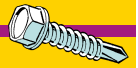 Midwest Fastener Hex Washer Self-Drilling Screws #8 x 1/2