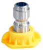 K-T Industries Yellow Chiseling Nozzle, 15° X 3.5mm
