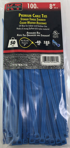 K-T Industries 8 Blue Standard Duty, 100/Pk