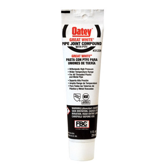 Oatey® Great White® Pipe Joint Compound with PTFE