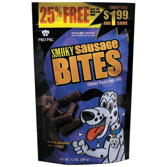 Pro Pac Smoky Sausage Bites Dog Treats