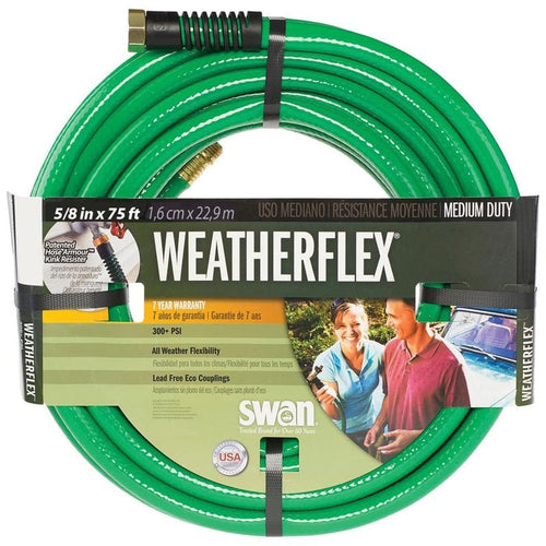 SWAN WEATHERFLEX MEDIUM DUTY GARDEN HOSE